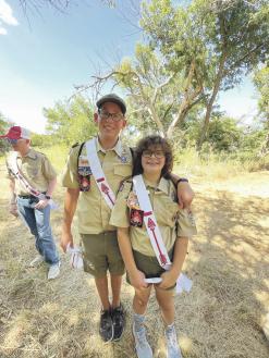 Siblings Matthew and Maggie Wunsch are both working on Eagle Scout projects that will make an impact at Breckenridge Junior High School, Breckenridge High School and Hubbard Creek Lake. Contributed photo/Matt Wunsch