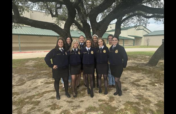 Breckenridge FFA competed at the Pecan Ridge District Convention at Dublin High School. The convention took place Monday, April 15. Contributed photo/Austin Hanna