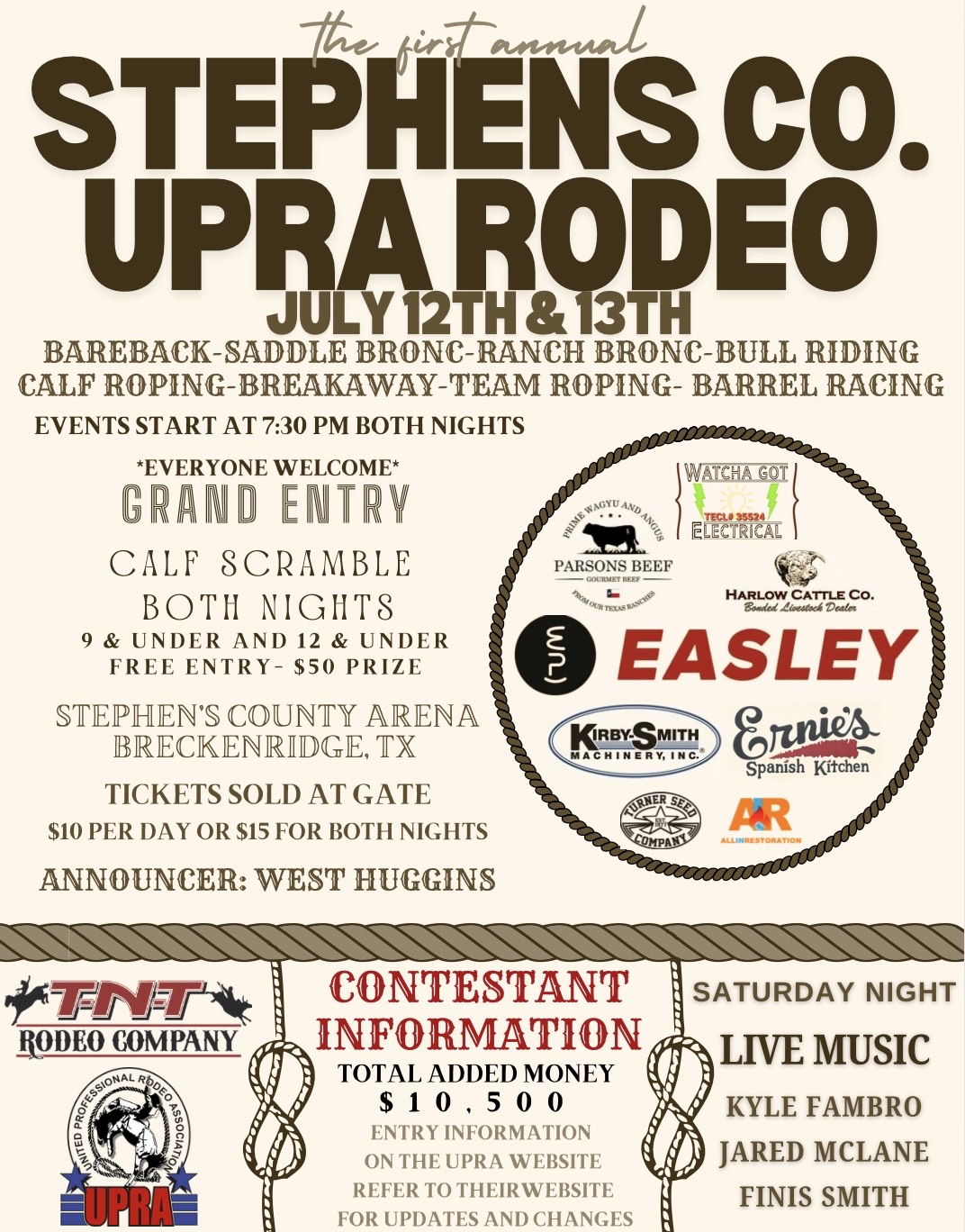 Stephens County UPRA Rodeo 2024